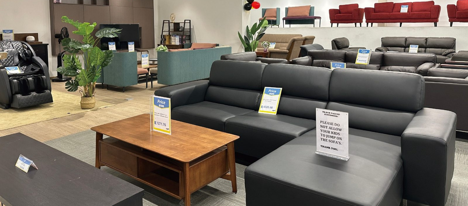 BNBM Home Centre furniture showroom